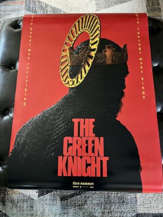 The Green Knight Theatrical Poster 27x40 D/s Near See Photos