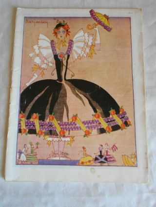Vintage Programme Theatre Du Chatelet Vladimir Barjansky Art Deco Cover J Verne