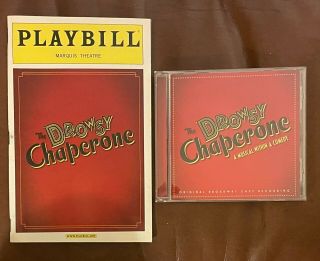 The Drowsy Chaperone - Opening Nite Broadway Playbill,  Cd - Sutton Foster - Nm