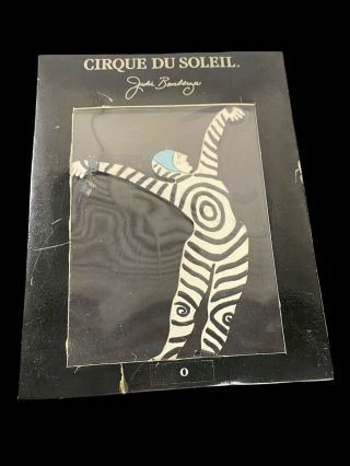 Judie Bomberger Cirque Du Soleil Metal Ornament Hand Painted 5 " Zebra