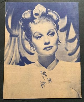 1947 Lucille Ball Theatre Program Elmer Rice Dream Girl 2