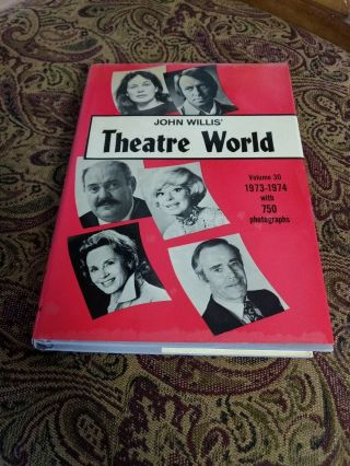 John Willis Theatre World Vol 30 1973 1974 John Travolta Al Pacino Leonard Nimoy