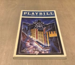 Playbill Night Of 100 Stars 2 Radio City Music Hall Feb,  14,  1982