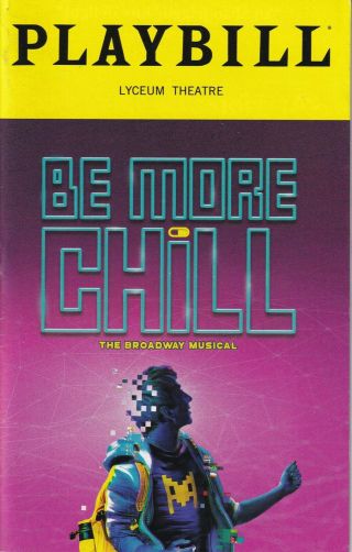 Be More Chill Broadway Cast Playbill Feb 2019