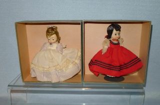 Vintage Madame Alexander Dolls In Boxes.  Both To Go,  2 Old Doll