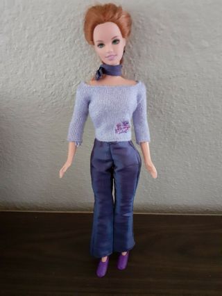 1995 Mattel Barbie Midge Doll Red Hair Purple Outfit