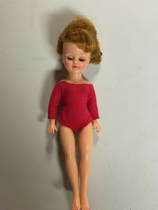 Vintage Vogue Doll Red Hair Green Eyes Red Nails