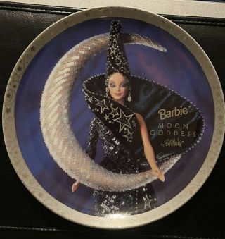 Barbie Collector Plate Moon Goddess By Bob Mackie Lim.  Ed.  Plate 2,  335/5,  000