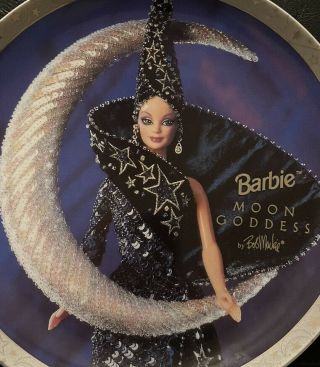 Barbie Collector Plate Moon Goddess by Bob Mackie Lim.  Ed.  plate 2,  335/5,  000 3