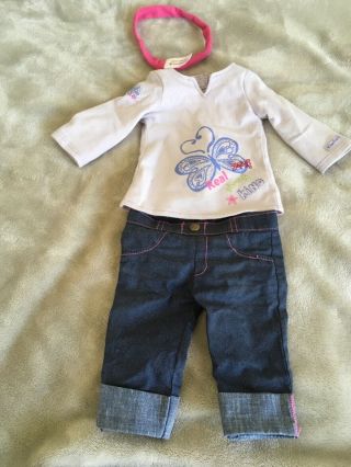 American Girl Doll Clothes,  Jean Pants,  Shirt,  Hat,