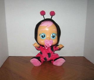 Cry Babies Lady The Ladybug Doll She Cries Tears And Makes Baby Sounds 13 "