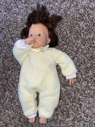 12 Inch Lee Middleton Play Baby Doll Brown Hair Pink Eyes By Reva 2000