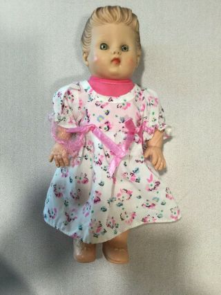 Vintage Eegee Rubber Doll Molded Hair & Shoes
