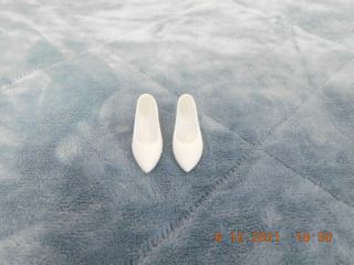 Franklin Princess Diana White Shoes For White Lace Gown For Vinyl Doll